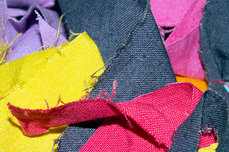 背景彩色织物纺织品碎片