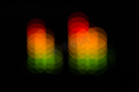 模糊的均衡器条-抽象的彩色圆点
