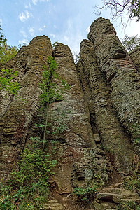 匈牙利 Badacsony 的柱状玄武岩