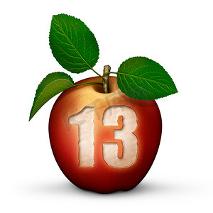 编号为 13 的苹果