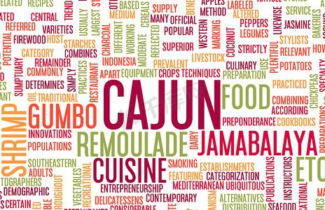 Cajun 食物菜单