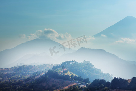 危地马拉的火山