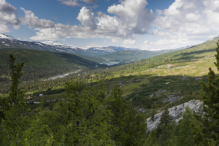 比斯莫方向的挪威风景