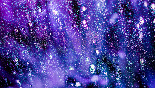 宇宙紫色摄影照片_Spacy 梦幻般的星云蓝色、紫色、黑色、白色壮观背景