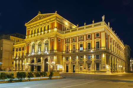 金色虎爪摄影照片_金色大厅，维也纳
