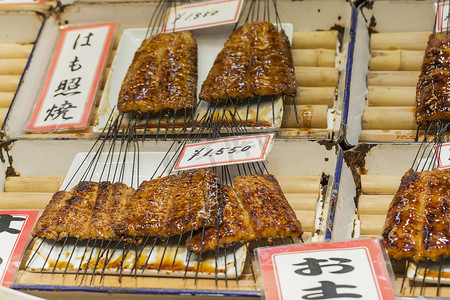 京都的传统食品市场。