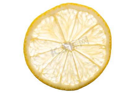 透明柠檬片
