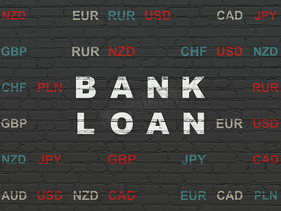 货币概念： 背景墙上的银行贷款