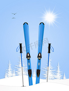 冬天的滑雪装备