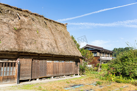 白村摄影照片_白川乡，日本历史村