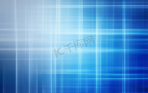 发光蓝色线条摄影照片_抽象的发光网格背景概念系列