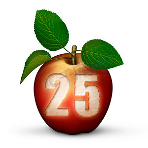 编号为 25 的苹果