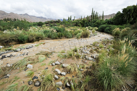 A 萨尔塔省 Calchaqui 山谷内 Cachi 的景观