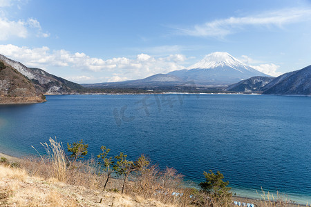 富士和本栖湖