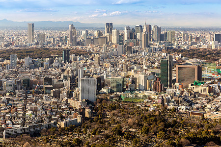 东京新宿天际线