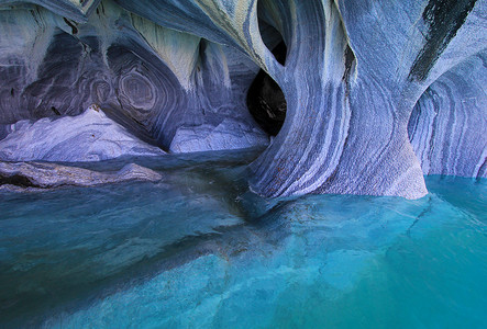 大理石大教堂教堂，Capillas De Marmol，智利波多黎各 Tranquilo