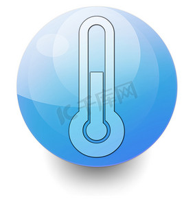 图标、按钮、象形图温度