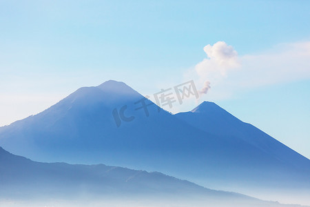 危地马拉的火山