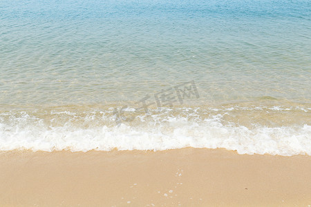 大海背景摄影照片_海滩和大海背景