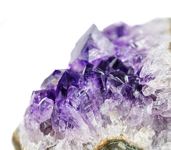 紫水晶晶洞的碎片