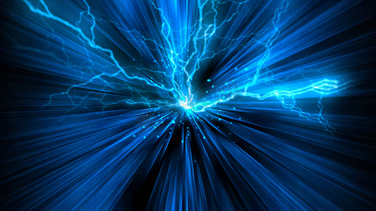 Mnay 明亮的闪光灯，这是大风暴概念，3d 渲染计算机生成的背景