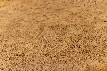 特写纹理拍摄到颗粒状的沙子