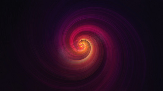 暗空间中的抽象螺旋径向形状、计算机生成背景、3D 渲染背景