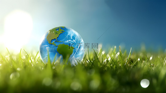 环保环保节能背景图片_环保主题地球形象背景