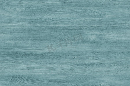 柔和的木板纹理，复古蓝色木制背景。