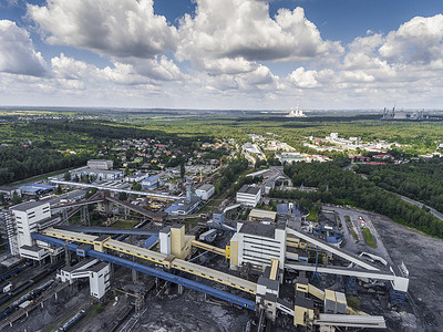 波兰南部的煤矿。