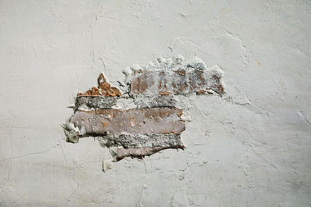 砖墙墙面摄影照片_旧砖墙纹理，彩绘心疼墙面背景