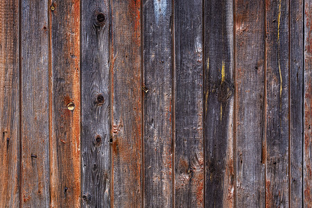 黑色和棕色色调的旧木栅栏的艺术质感 — 特写乡村背景
