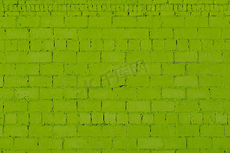 绿色石膏粗糙砖外墙纹理