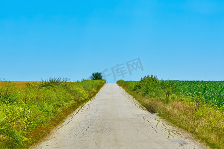 小路摄影照片_乡间小路