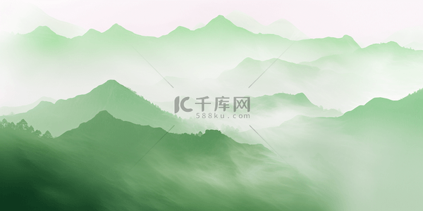 背景墨绿背景图片_简约山脉山纹背景