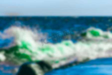 海洋波浪摄影照片_海洋波浪 - 模糊图像