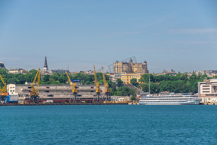 乌克兰敖德萨货运港集装箱码头