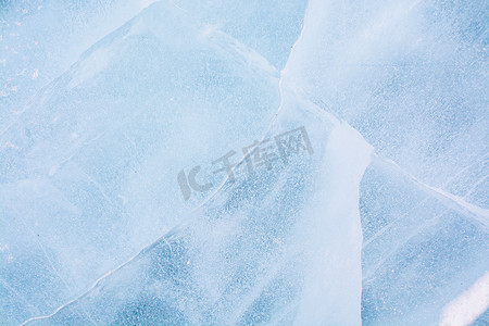 冰川质地摄影照片_俄罗斯比卡尔湖结冰湖冰的质地