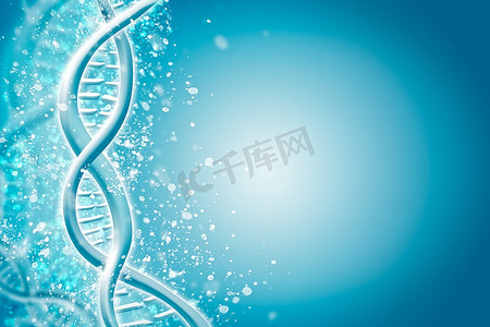 双螺旋 DNA 链辉煌。