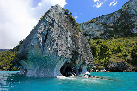 大理石大教堂教堂，Capillas De Marmol，智利波多黎各 Tranquilo