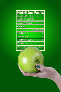 营养成分有机食品海报