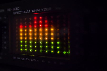 音频系统上的图形均衡器条