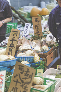 京都的传统食品市场。