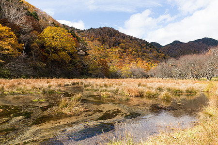 日光的秋天风景