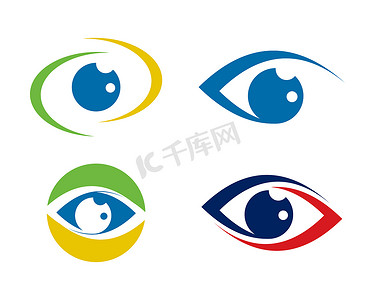 眼部健康摄影照片_眼部护理标志模板