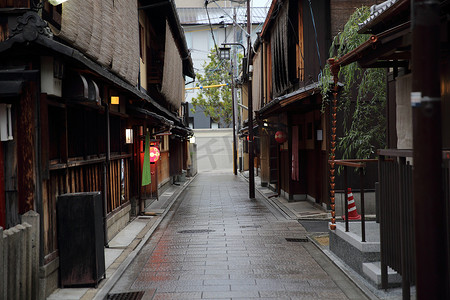 日本京都 — 2016 年 6 月 4 日：日本京都祗园老街市