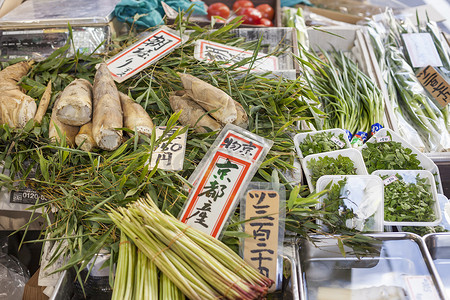 京都的传统食品市场。