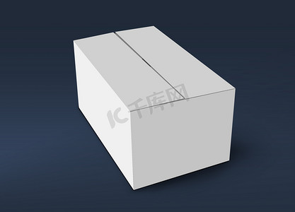 包装广告设计摄影照片_3D 白盒模型概念系列