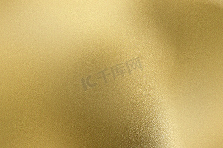 抽象纹理背景，光滑的金色金属墙