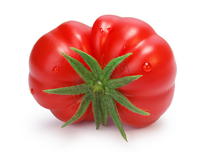 传家宝摄影照片_成熟的传家宝番茄，Togorific 品种